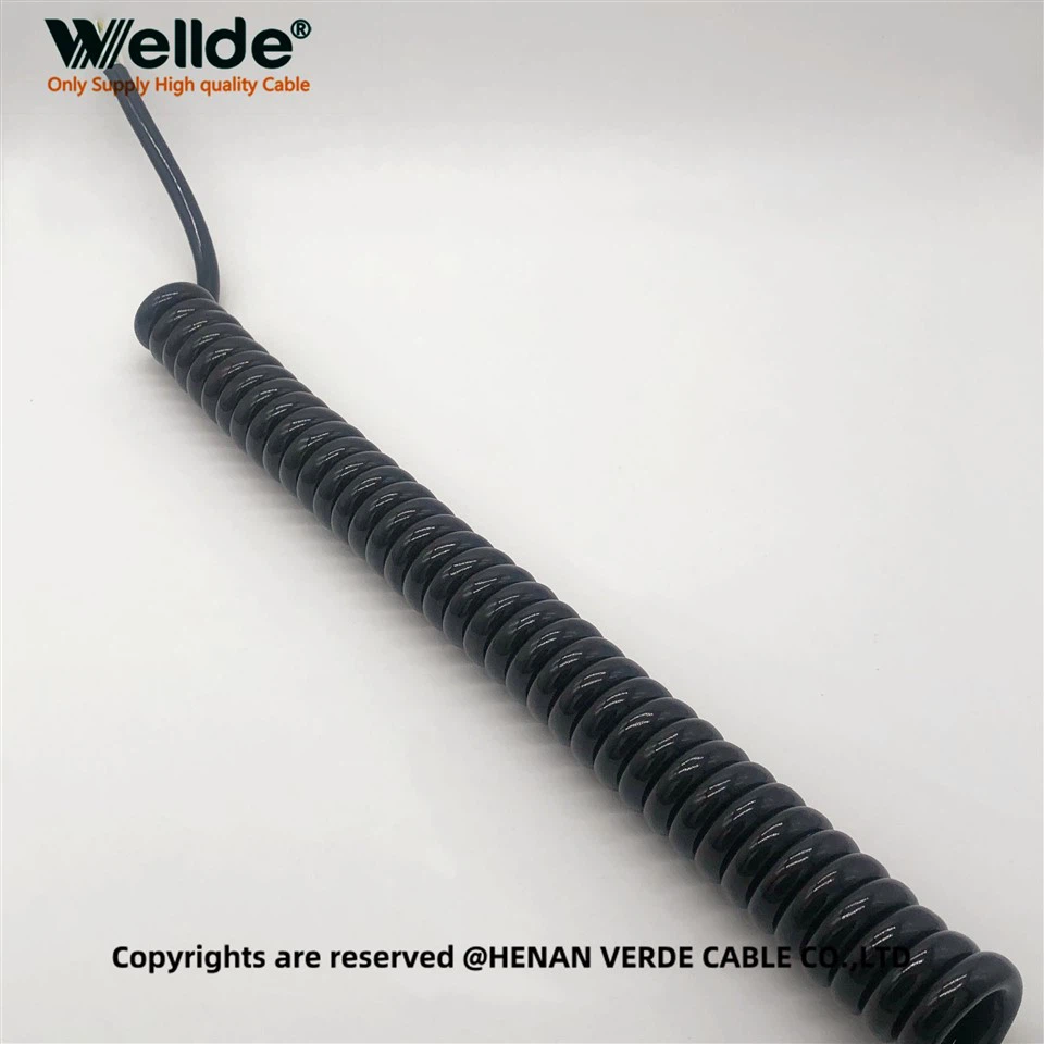 PVC 데이터 확장 코일 케이블