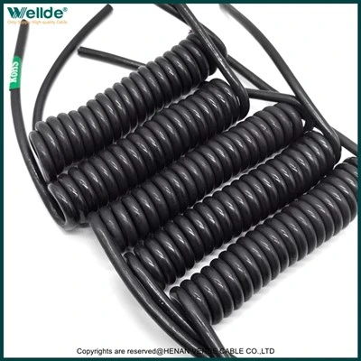 5 코어 0.12mm 나선형 케이블
