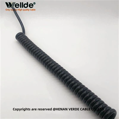 PVC 데이터 확장 코일 케이블